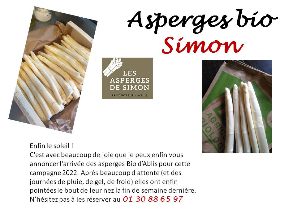 Asperges SImon D'Ablis